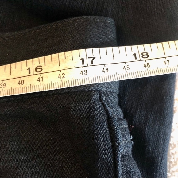 Custom Tailor-Made Black Denim Jeans Slim Fit Waist size 36 Inseam 33 - Picture 11 of 16